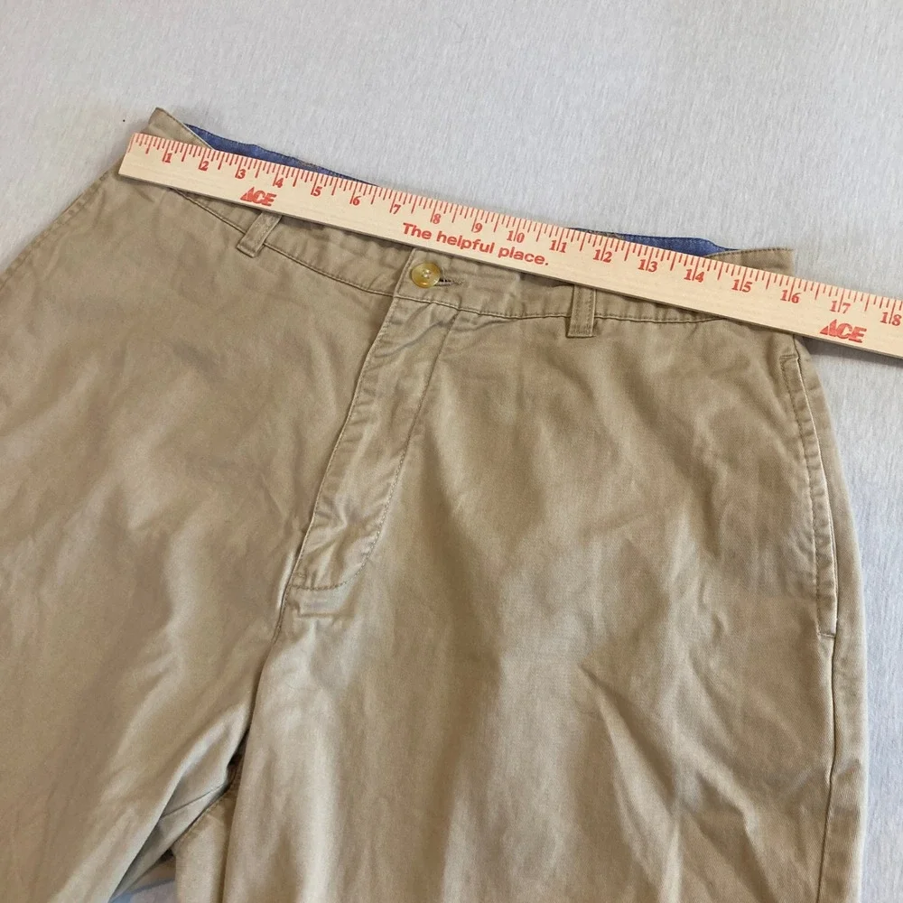 Southern Marsh Mens 32 Khaki Chino Shorts Tan Cotton Flat Front Casual 8